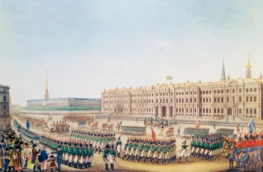 View of the Parade and Imperial Palace of St. Petersburg